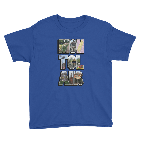 The 'Clair Collage - Youth Short Sleeve T-Shirt