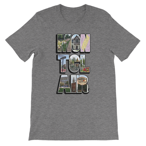 The 'Clair Collage - Unisex short sleeve t-shirt