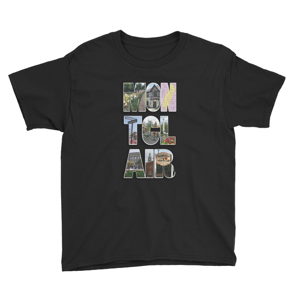 The 'Clair Collage - Youth Short Sleeve T-Shirt