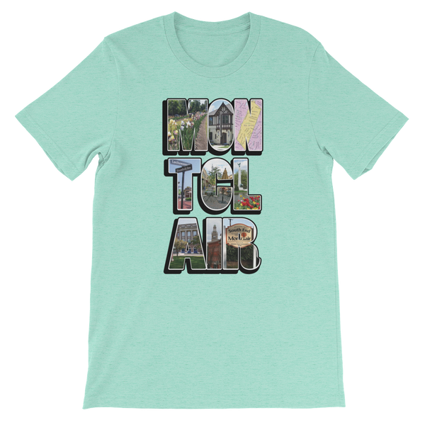 The 'Clair Collage - Unisex short sleeve t-shirt