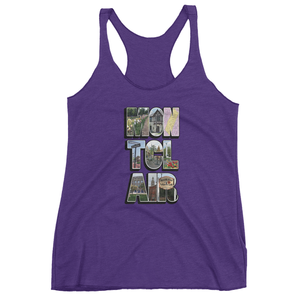 The 'Clair Collage - Women's Tri-Blend tank top