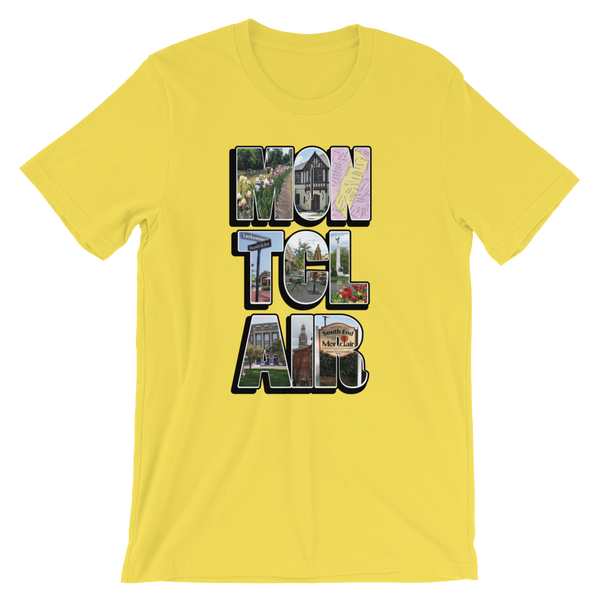 The 'Clair Collage - Unisex short sleeve t-shirt