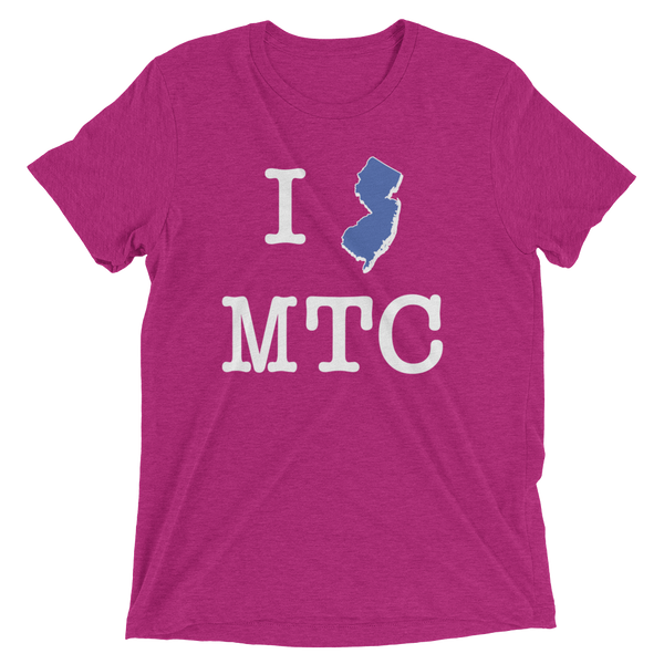 I NJ MTC - Bella+Canvas - Tri-Blend Unisex Short sleeve t-shirt (dark)