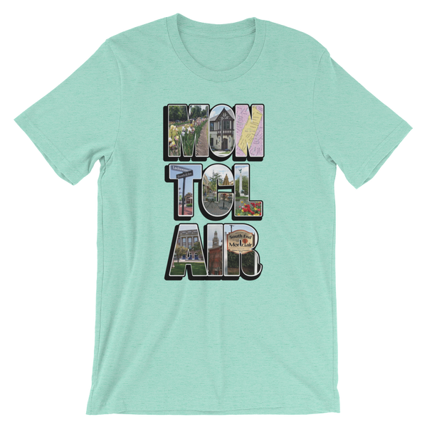 The 'Clair Collage - Unisex short sleeve t-shirt