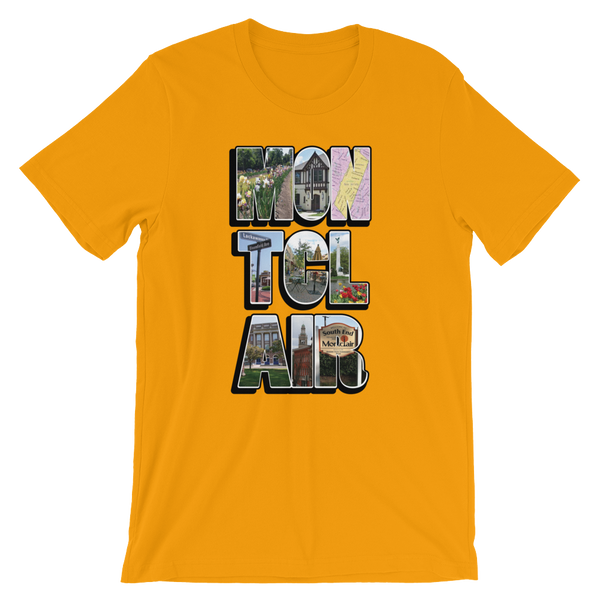 The 'Clair Collage - Unisex short sleeve t-shirt