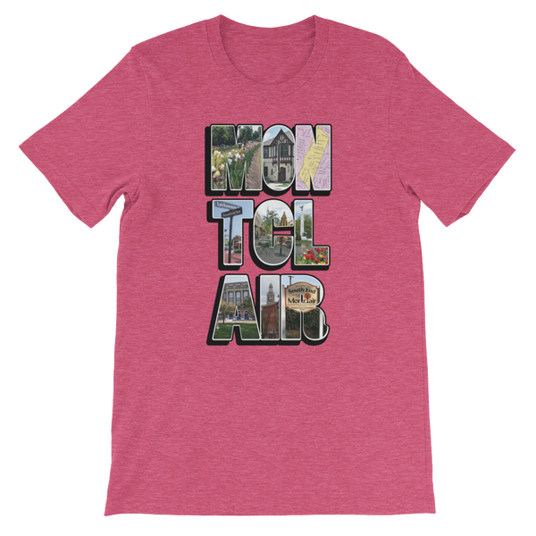 The 'Clair Collage - Unisex short sleeve t-shirt