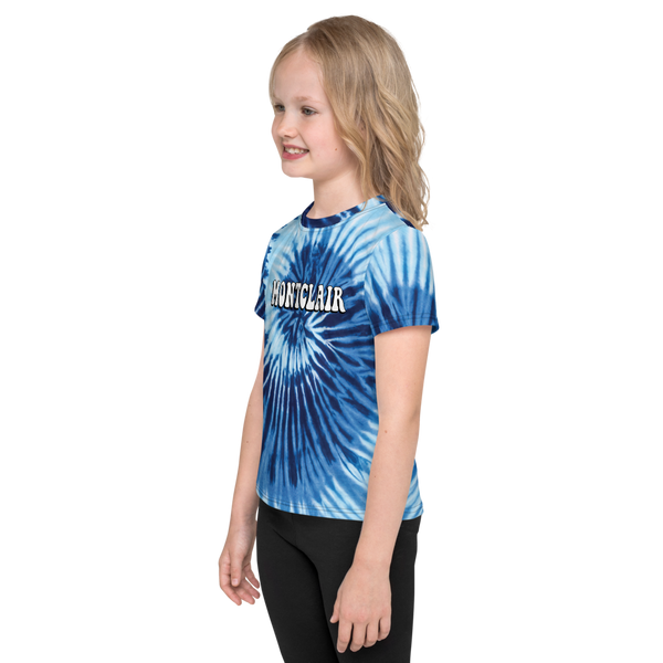 The Hippie - True Blue - Faux Tie Dye - Unisex Kids T-Shirt