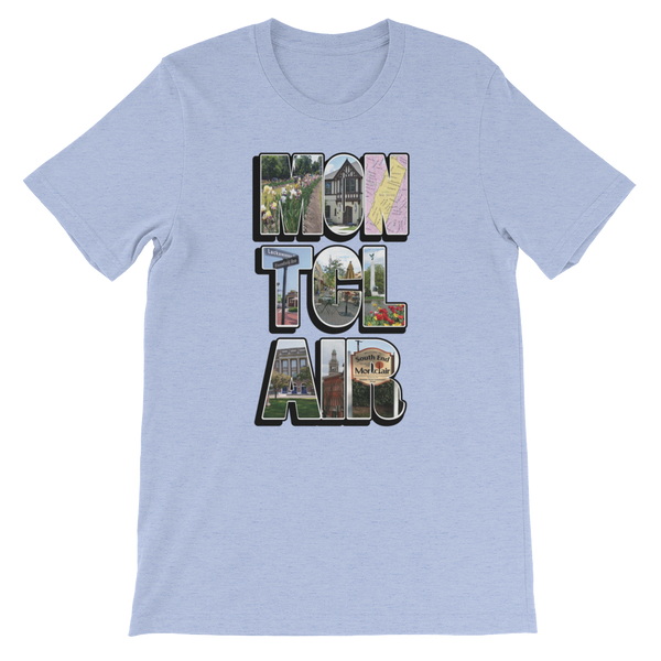The 'Clair Collage - Unisex short sleeve t-shirt