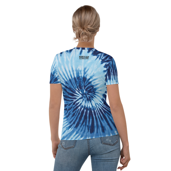 The Hippie - True Blue - Faux Tie Dye - Women's T-shirt