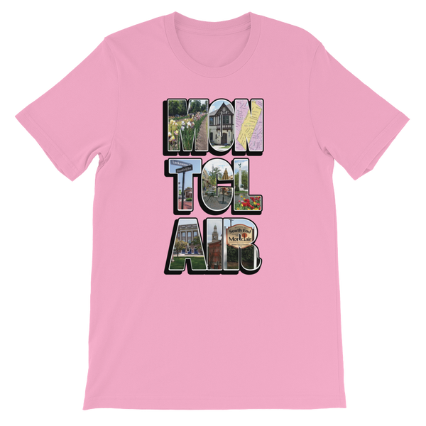 The 'Clair Collage - Unisex short sleeve t-shirt