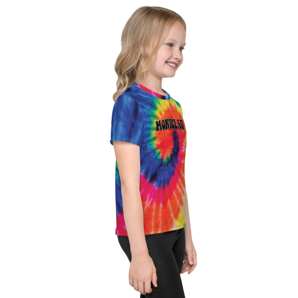 The Hippie - Rainbow - Faux Tie Dye - Unisex Kids T-Shirt