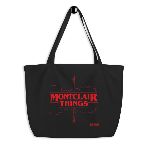 Montclair Things - Red - Large organic tote bag