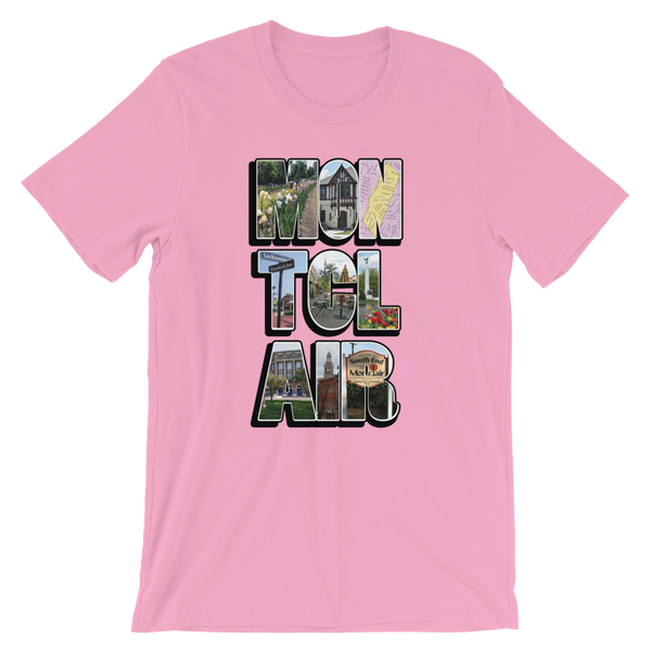 The 'Clair Collage - Unisex short sleeve t-shirt