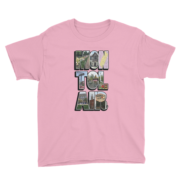 The 'Clair Collage - Youth Short Sleeve T-Shirt