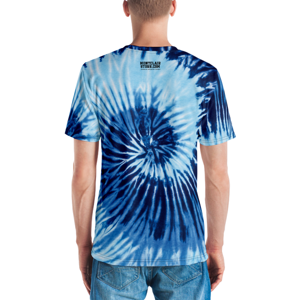 The Hippie - True Blue - Faux Tie Dye - Men's T-shirt