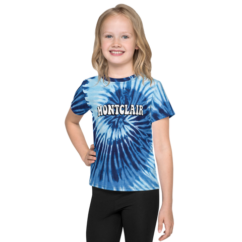 The Hippie - True Blue - Faux Tie Dye - Unisex Kids T-Shirt