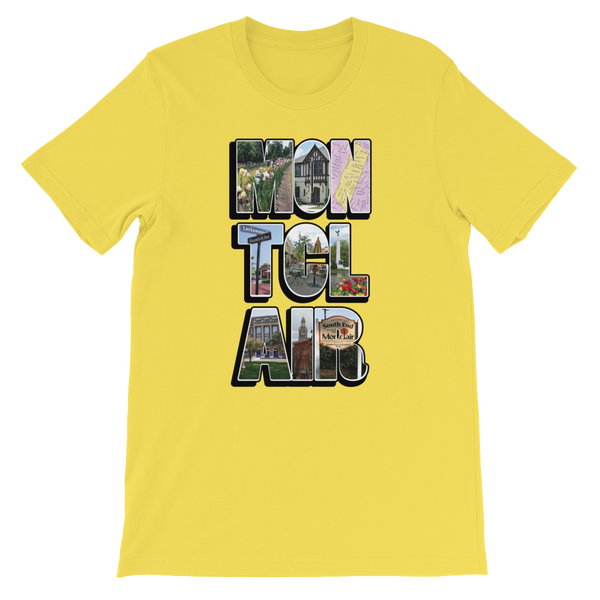 The 'Clair Collage - Unisex short sleeve t-shirt
