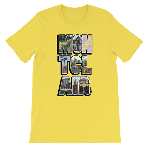 The 'Clair Collage - Unisex short sleeve t-shirt