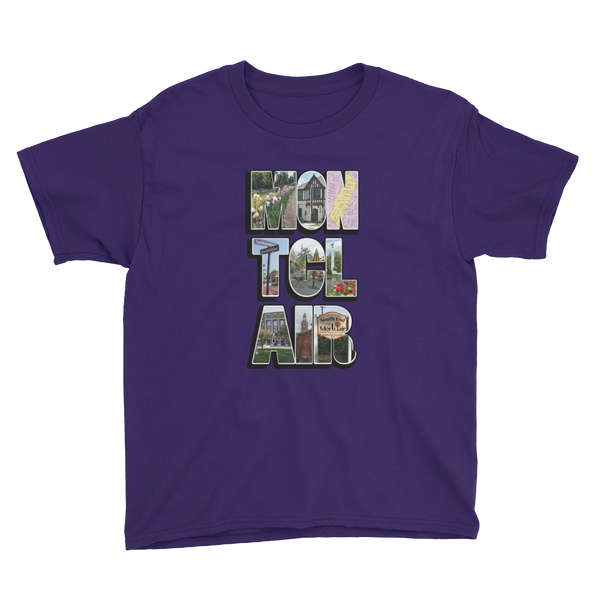 The 'Clair Collage - Youth Short Sleeve T-Shirt