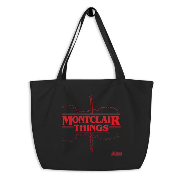 Montclair Things - Red - Large organic tote bag