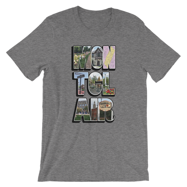 The 'Clair Collage - Unisex short sleeve t-shirt