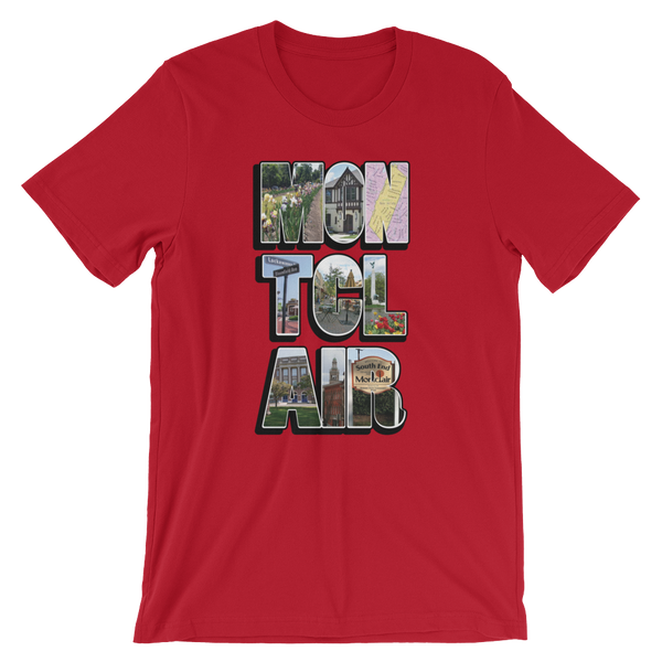 The 'Clair Collage - Unisex short sleeve t-shirt
