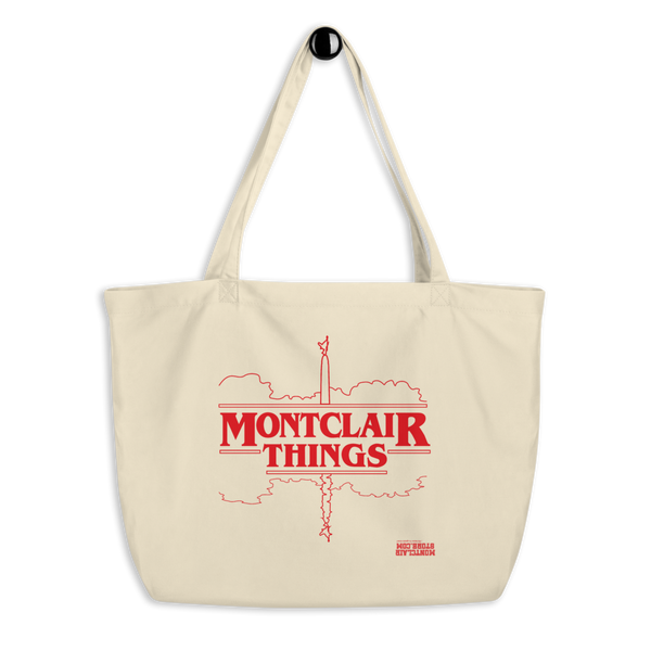 Montclair Things - Red - Large organic tote bag