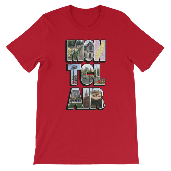 The 'Clair Collage - Unisex short sleeve t-shirt