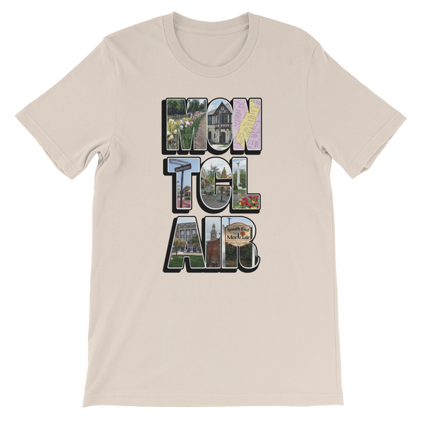 The 'Clair Collage - Unisex short sleeve t-shirt
