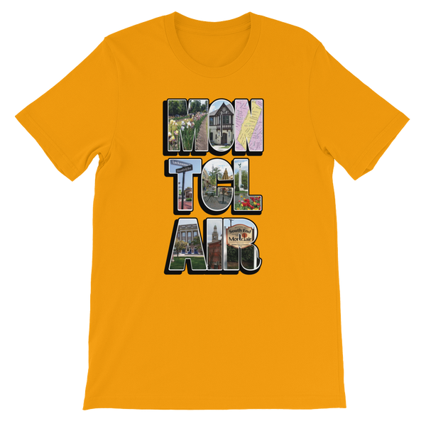 The 'Clair Collage - Unisex short sleeve t-shirt