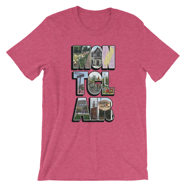The 'Clair Collage - Unisex short sleeve t-shirt